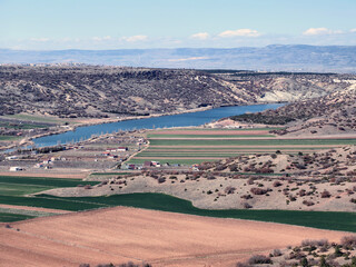 Obraz premium aerial view of landscape