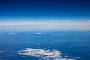 Flight - overlooking the sea of clouds