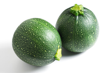 Green round zucchini