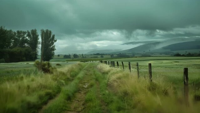 A blanket of silence covers the farmlands after a devastating hailstorm leaving behind a path of ruin and uncertainty for farmers.