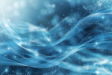 Obraz premium Smart blue tech background