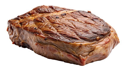 Delicious smoked meat on a clean white surface, perfect for your gourmet meal cravings