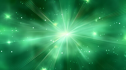 Digital green star glitter geometric abstract graphics poster web page PPT background