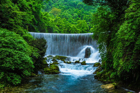 Libo County, Guizhou Province-Xiaoqikong Scenic Area