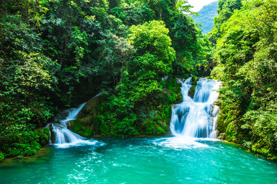 Libo County, Guizhou Province-Xiaoqikong Scenic Area