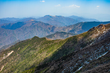 Obraz premium Mei County, Baoji City-Taibai Mountain National Forest Park