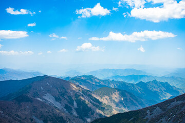 Obraz premium Mei County, Baoji City-Taibai Mountain National Forest Park