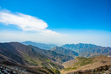 Fototapeta premium Mei County, Baoji City-Taibai Mountain National Forest Park