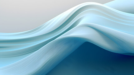 Digital blue and white fantasy wave curve abstract graphic poster web page PPT background