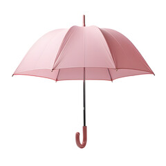 Pink Umbrella on white and transparent background: Stylish Rain Protection and Fashion Trend
