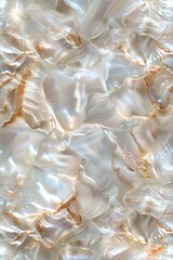 Golden and Creamy Toned Satin Fabric Waves