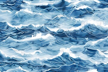 sea slippery blue