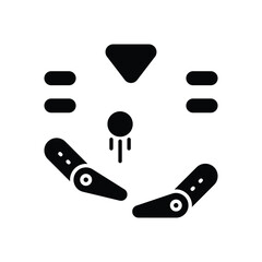 Pinball vector icon