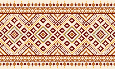 Ethnic geometric pattern design for background or wallpaper