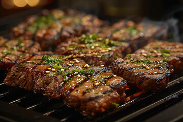 grilled meat, barbecue wallpaper 