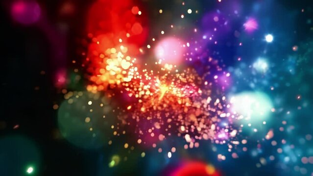 A colorful finale as sparklers are used to create an explosion of light and vibrant hues ending the night with a bang.