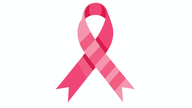Emblem breast cancer ribbon image vector