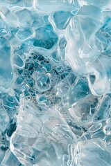 Soothing Blue Bubbly Water Textures