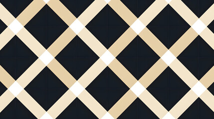 Digital retro black and white rhombus geometric abstract graphics poster web page PPT background