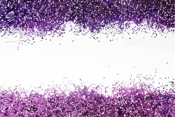 Purple and white Sparkling texture light and glitter abstract background, copy space christmas and Birthday banner card