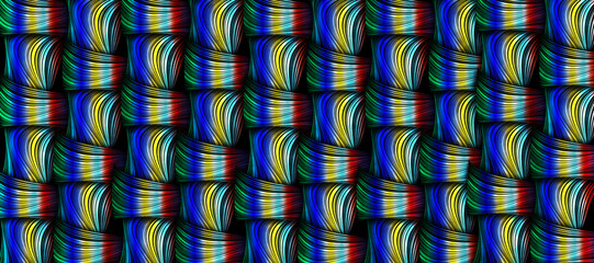 Colorful woven background with noise textured