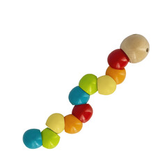 kids's colorful wooden toy isolated png