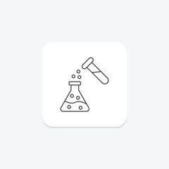 Chemical Experiment icon, experiment, science, lab, research, editable vector, pixel perfect, illustrator ai file