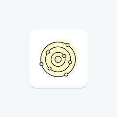 Microscopic Organism icon, organism, microorganism, cell, biology, editable vector, pixel perfect, illustrator ai file