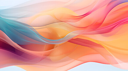 Obraz premium Digital color fantasy wave curve abstract graphic poster web page PPT background