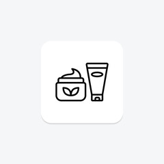 Beauty Skincare icon, skincare, skin, care, routine, editable vector, pixel perfect, illustrator ai file