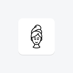 Beauty Spa icon, spa, relaxation, wellness, treatment, editable vector, pixel perfect, illustrator ai file