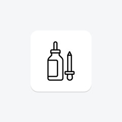Beauty Serums icon, serums, skincare, beauty, products, editable vector, pixel perfect, illustrator ai file