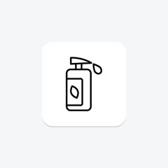 Beauty Cleansers icon, cleansers, skincare, face, beauty, editable vector, pixel perfect, illustrator ai file