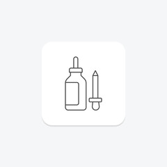 Beauty Serums icon, serums, skincare, beauty, products, editable vector, pixel perfect, illustrator ai file