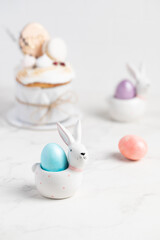 Easter eggs and Easter cake