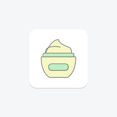 Beauty Moisturizers icon, moisturizers, skincare, face, beauty, editable vector, pixel perfect, illustrator ai file