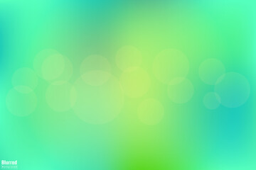 green abstract blurred background