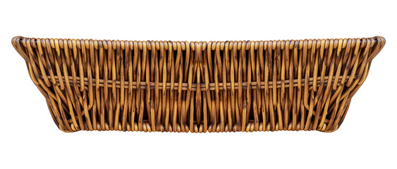 Brown wicker basket