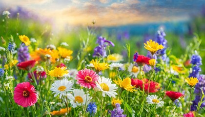 Frühlingszauber auf der Blumenwiese: Grüße aus der Natur