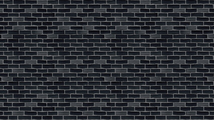 Brick Pattern black for interior wallpaper background or cover