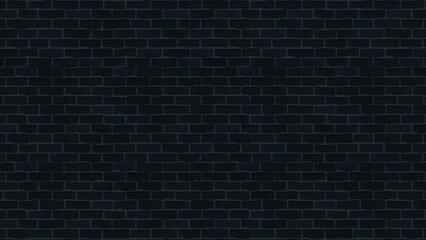 Brick Pattern dark blue for interior wallpaper background or cover