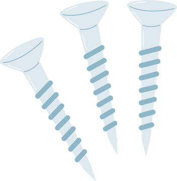 Hand Drawn Screws