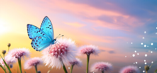 butterfly on a meadow