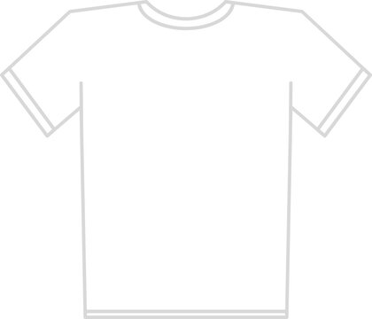 recommend clip art: Blank white t-shirt