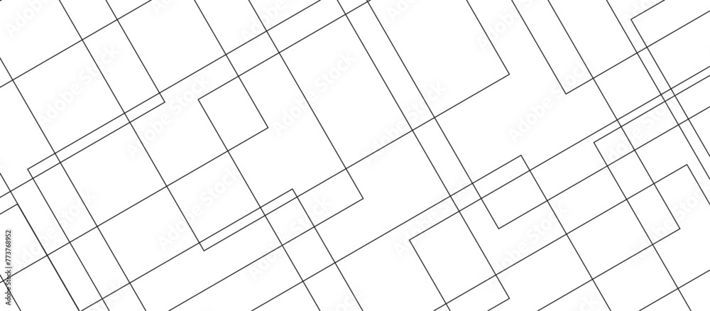 Poster abstract seamless random geometric colorful square lines pattern on a transparent background design.