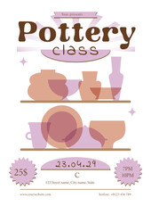 Pottery Class Flyer