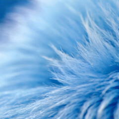 Obraz premium Closeup of blue fur texture