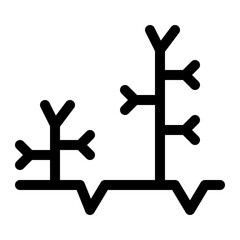 Drought disaster icon