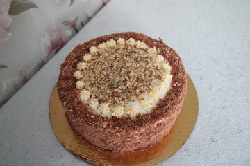 chocolate cake on a plate