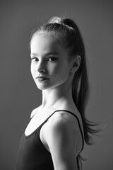 young gymnast girl